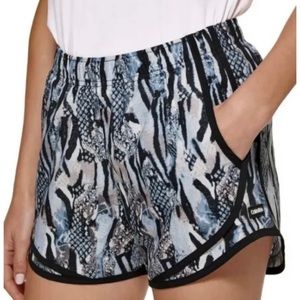 Calvin Klein animal print running shorts Small